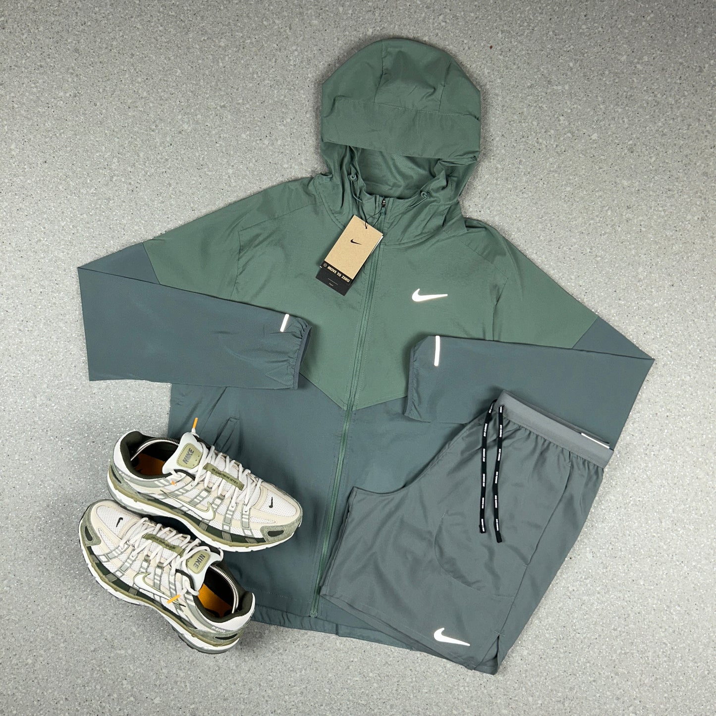 NIKE UV WINDRUNNER KHAKI/GREY