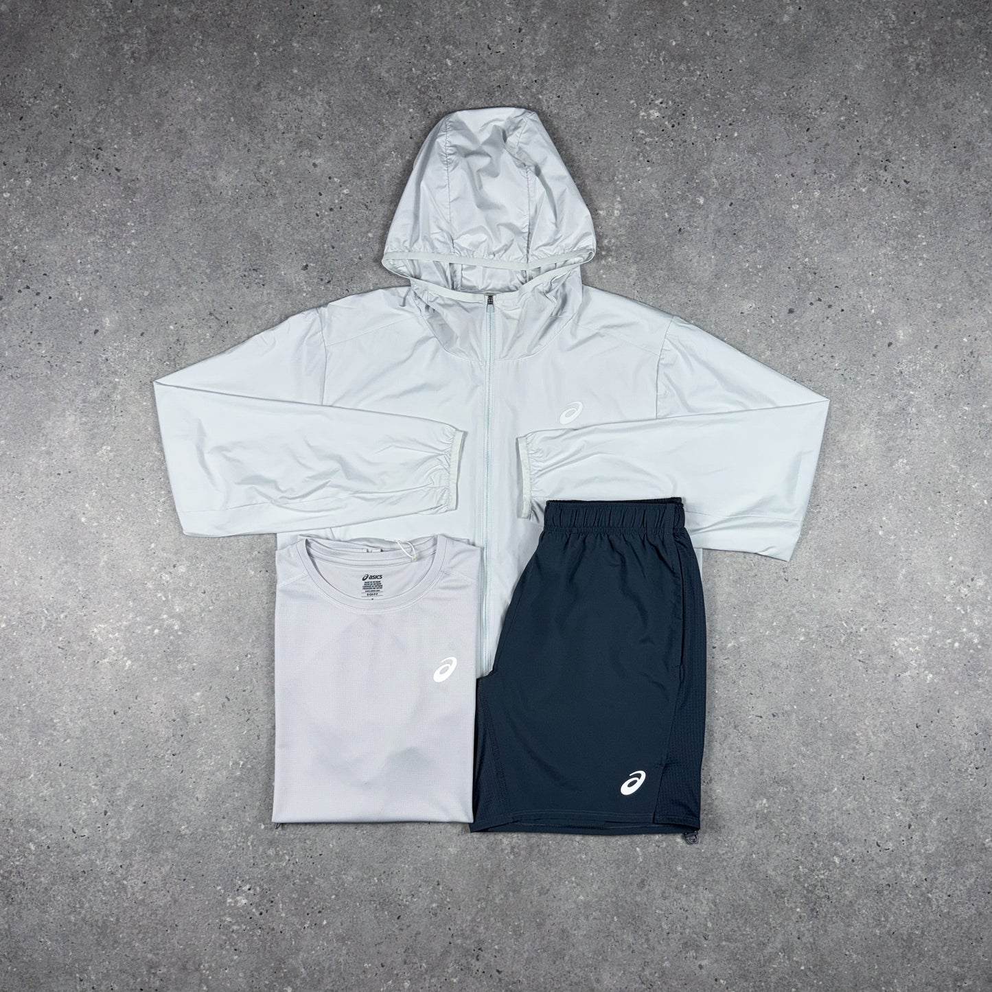 ASICS CORE JACKET BUNDLE CLOUD WHITE/GREY