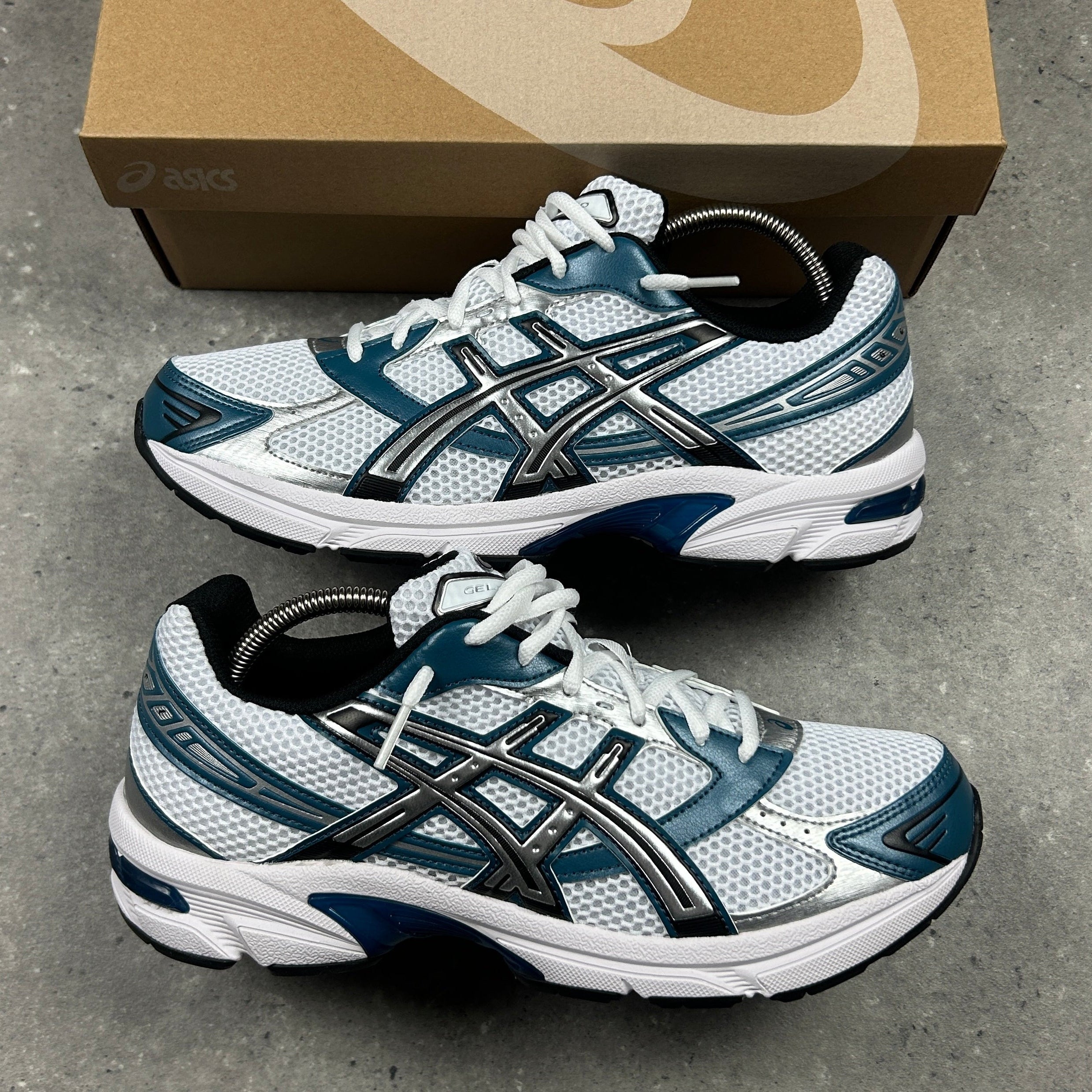 ASICS GEL 1130 WHITE/RESTFUL TEAL – Evosportsuk