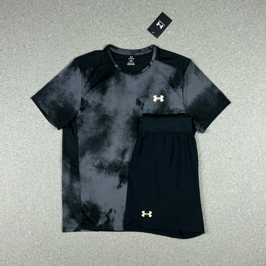 UNDER ARMOUR SHORTS SET BLACK SMOKE