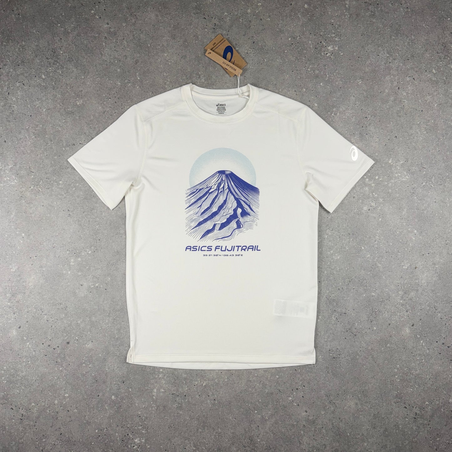 ASICS FUJITRAIL T-SHIRT WHITE/PURPLE