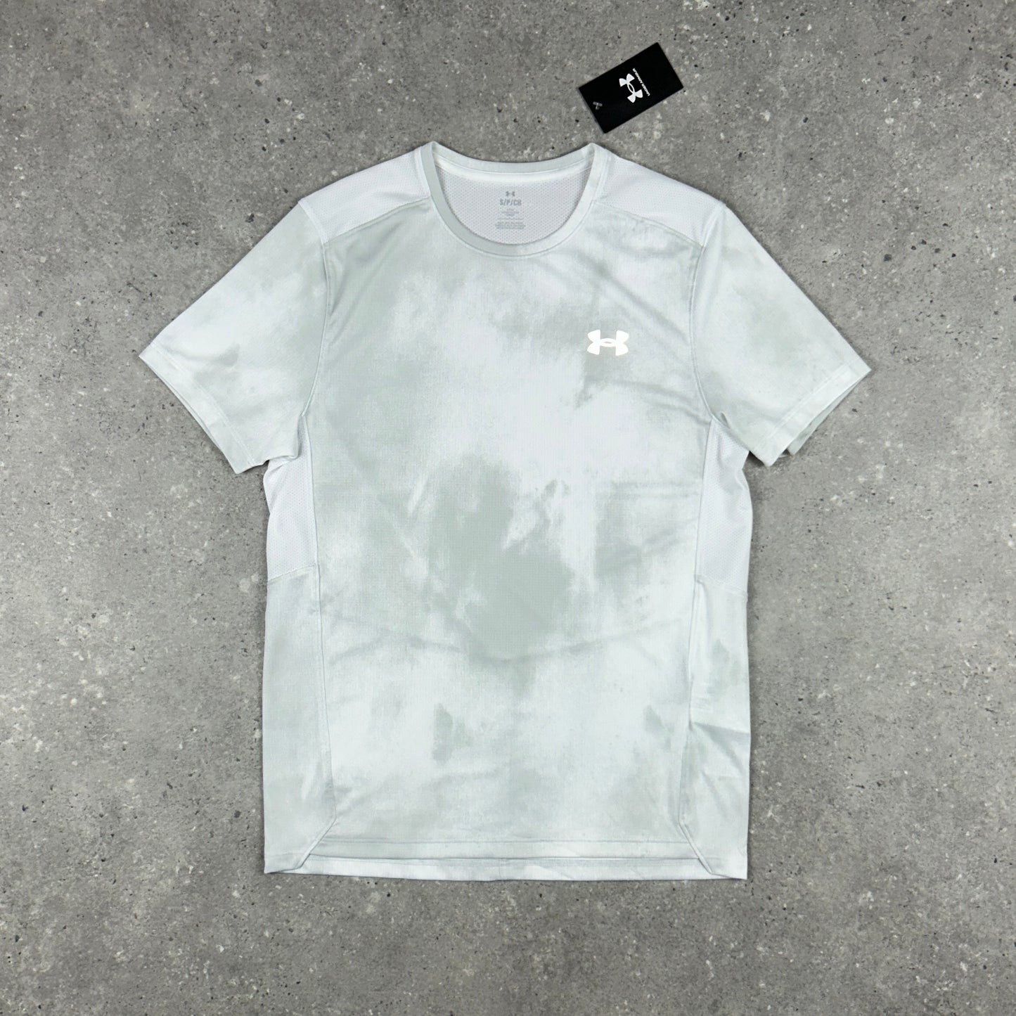 UNDER ARMOUR T-SHIRT WHITE SMOKE