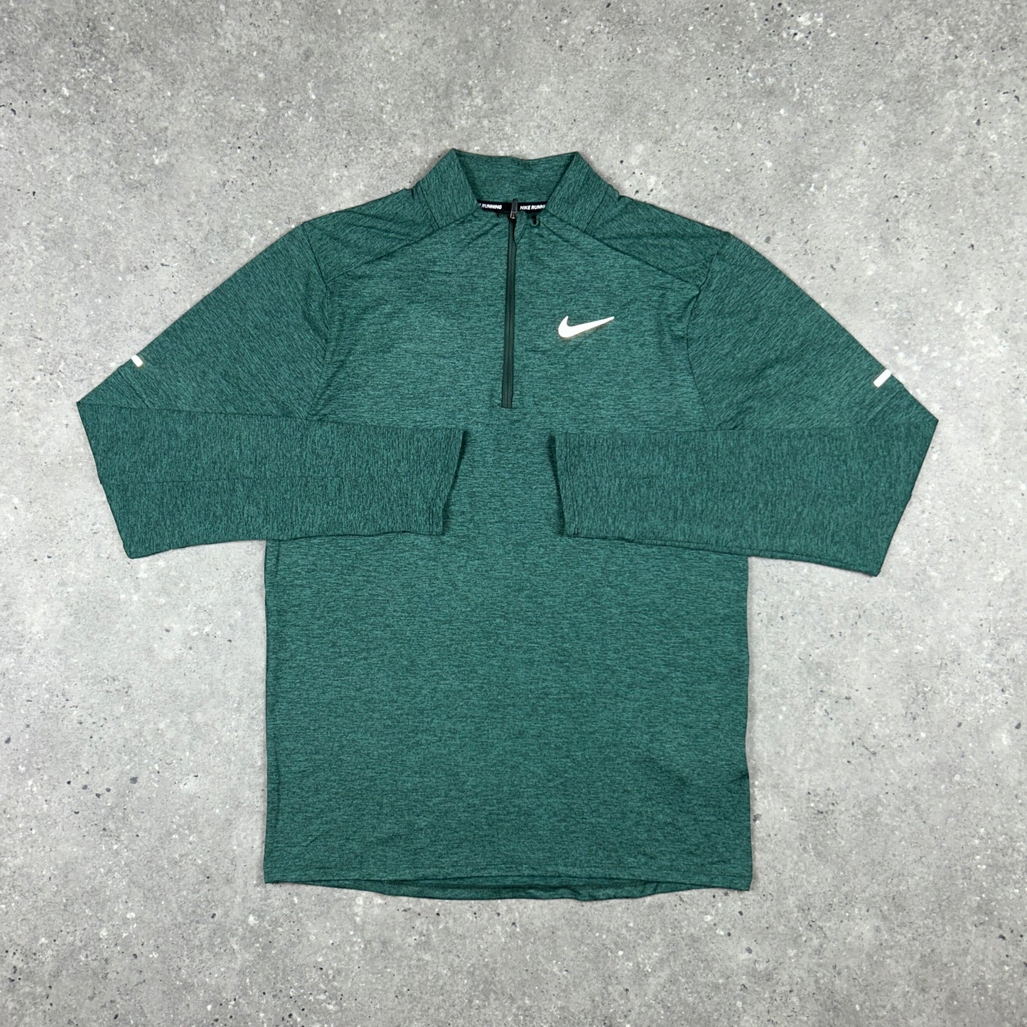 NIKE ELEMENT 1/4 ZIP VINTAGE GREEN