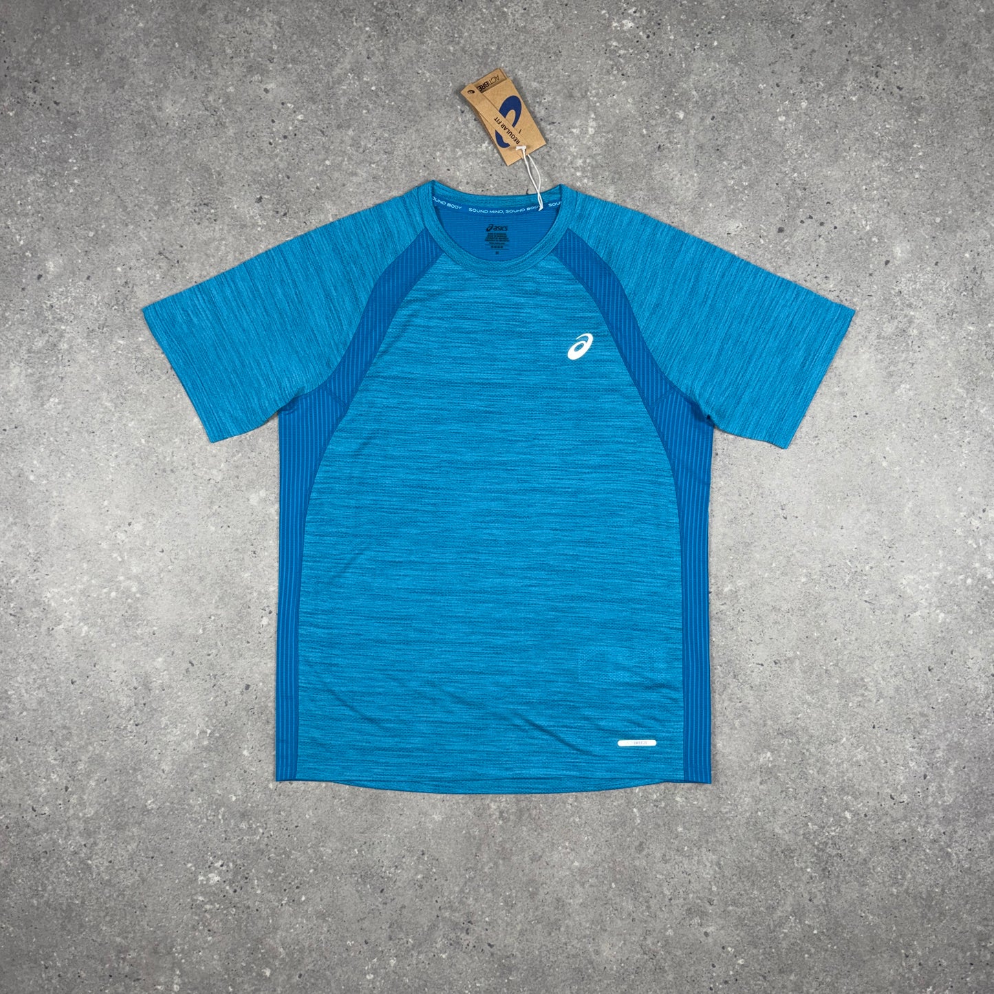 ASICS ROAD T-SHIRT AGEAN BLUE