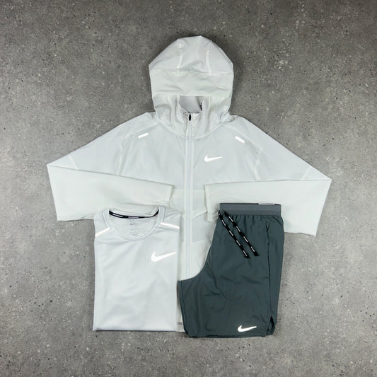 NIKE UV WINDRUNNER ICE WHITE/GREY BUNDLE