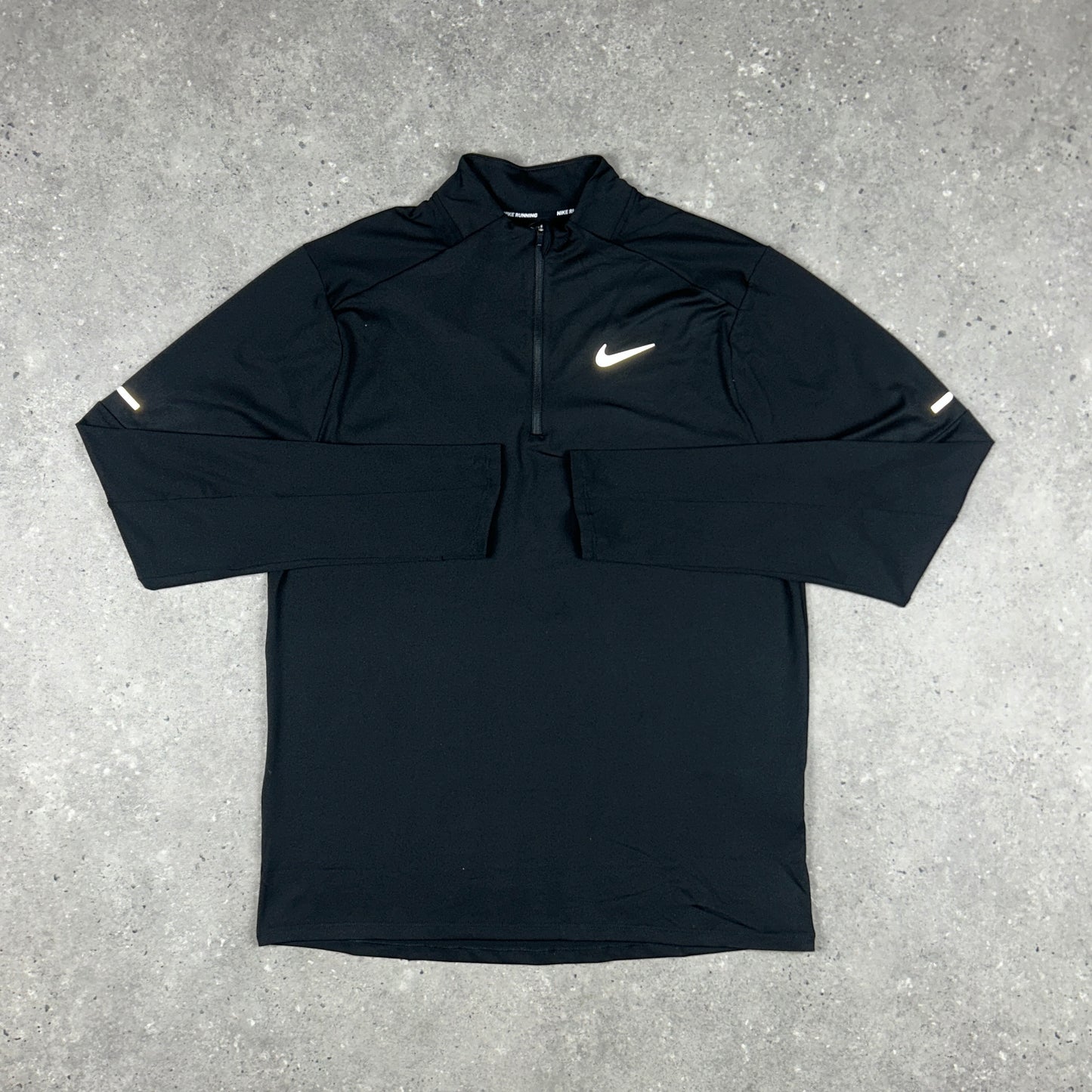 NIKE ELEMENT 1/4 ZIP BLACK