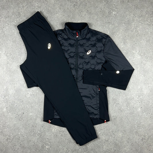 ASICS ROAD JACKET SET BLACK