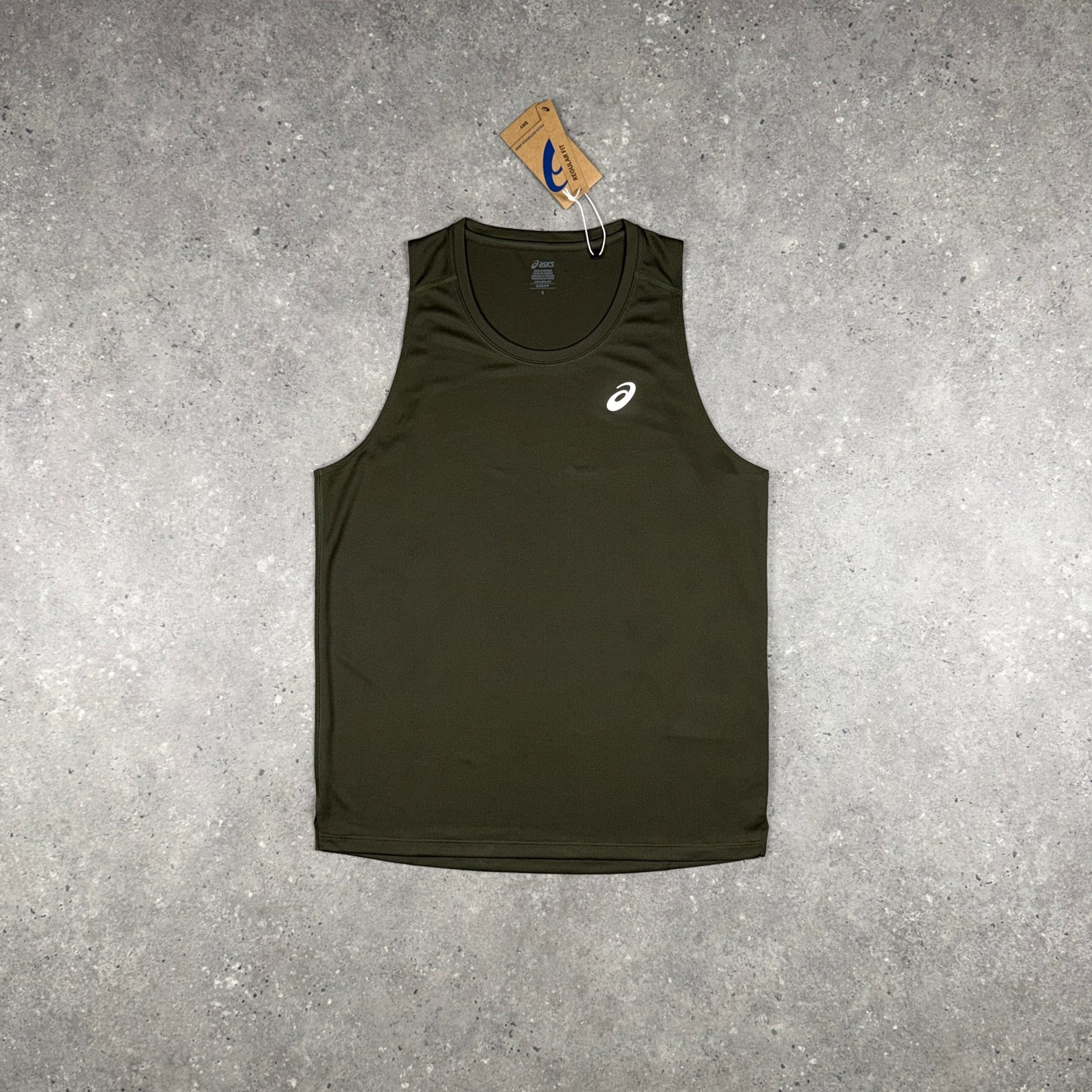 ASICS ROAD VEST BROWN STONE