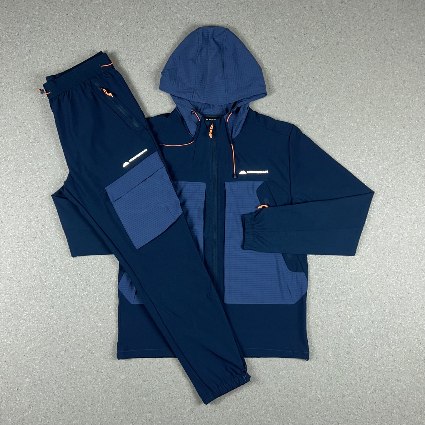 MONTERRAIN DISTRICT TRACKSUIT NAVY/ORANGE