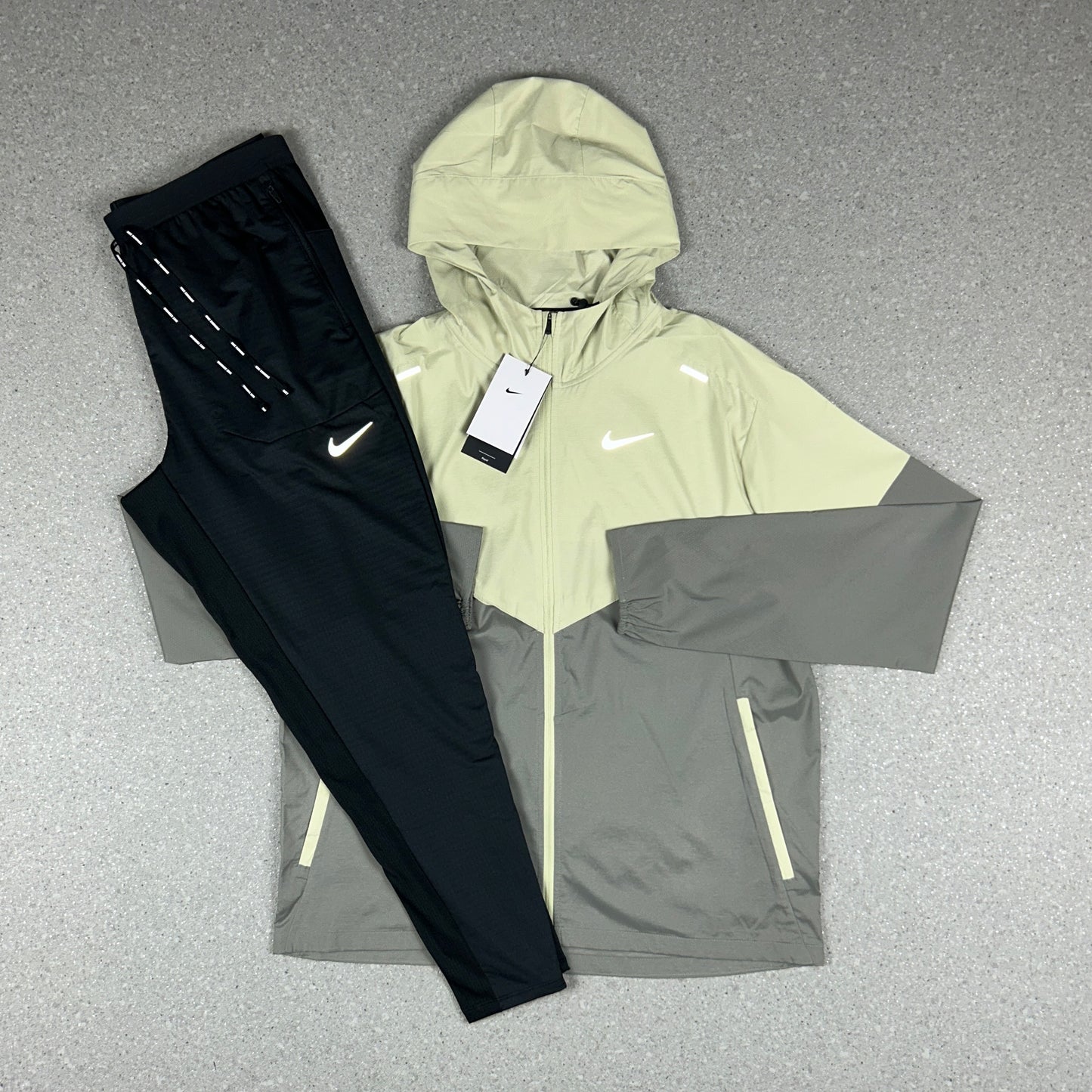 NIKE UV WINDRUNNER OLIVE AURA & NIKE PHENOMS ELITE BOTTOMS SET