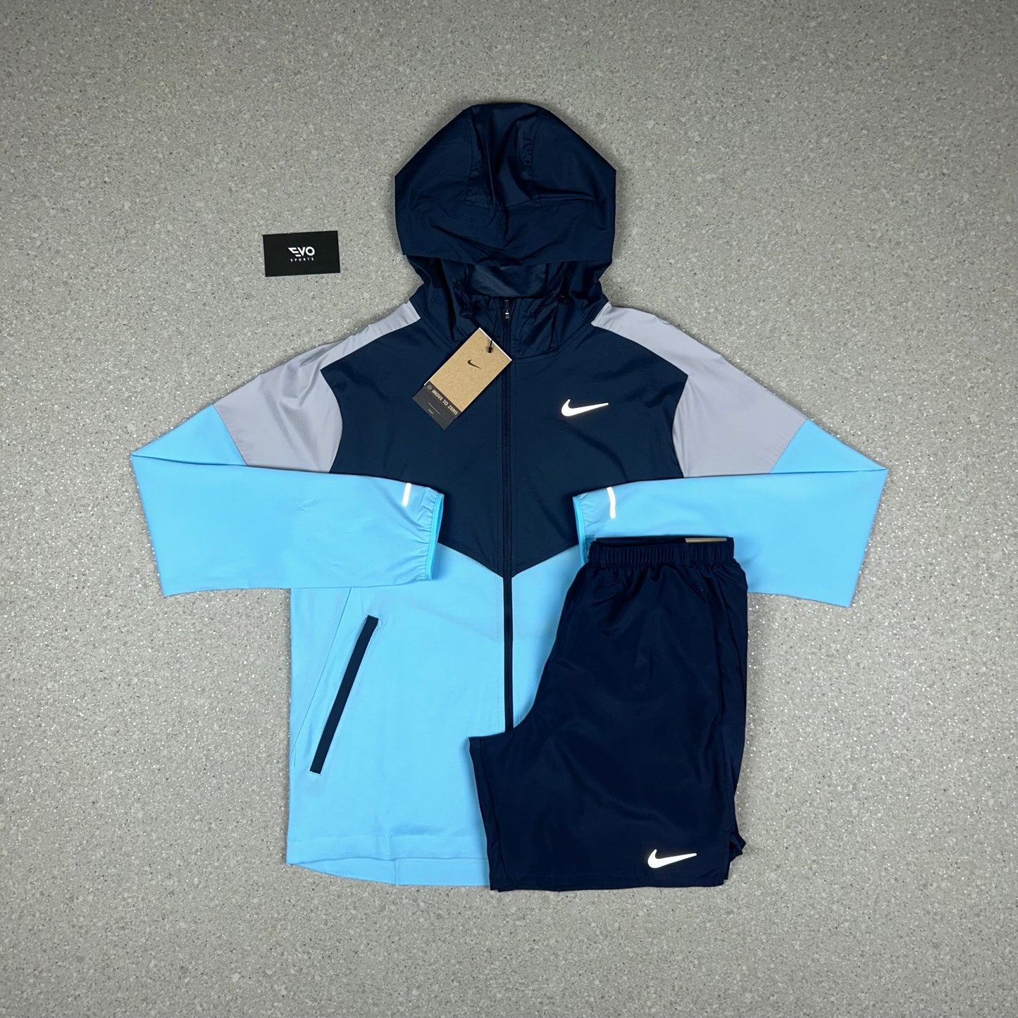 NIKE DRI-FIT CHALLENGER SHORTS 7" NAVY