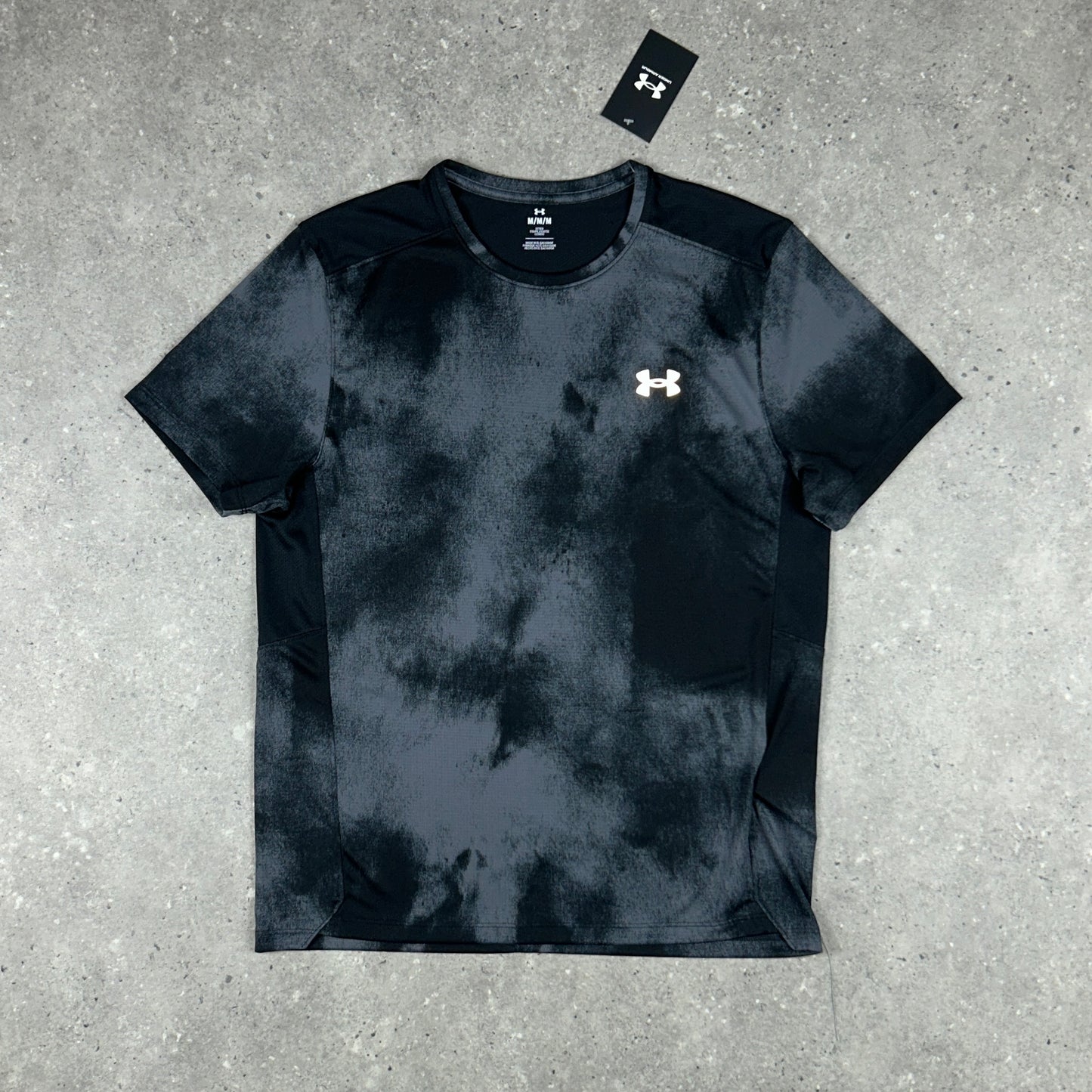 UNDER ARMOUR T-SHIRT BLACK SMOKE