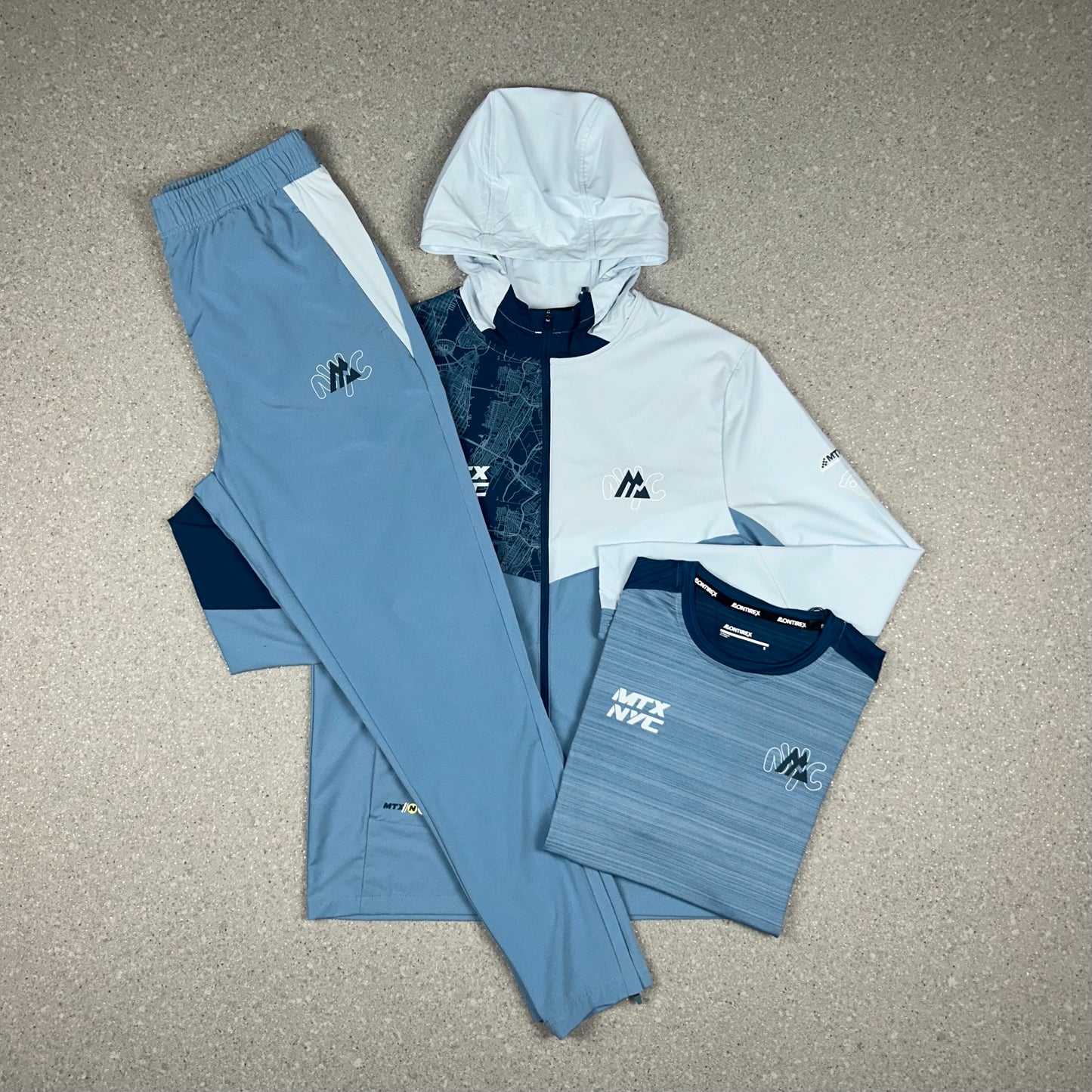 MONTIREX MTX CITY TRACKSUIT SET BLUE/SLATE