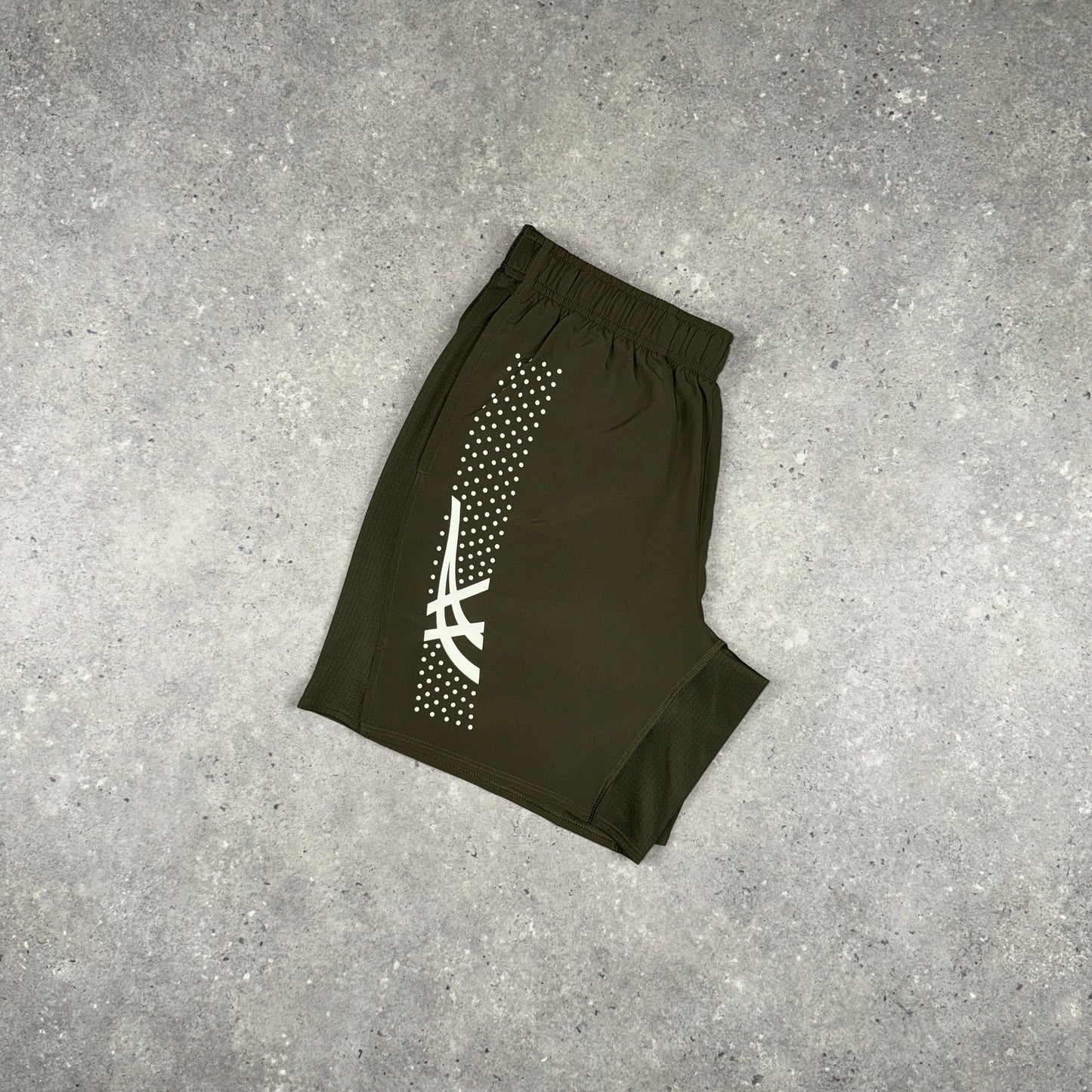 ASICS ICON JACKET SHORTS SET CREAM/BROWN STONE