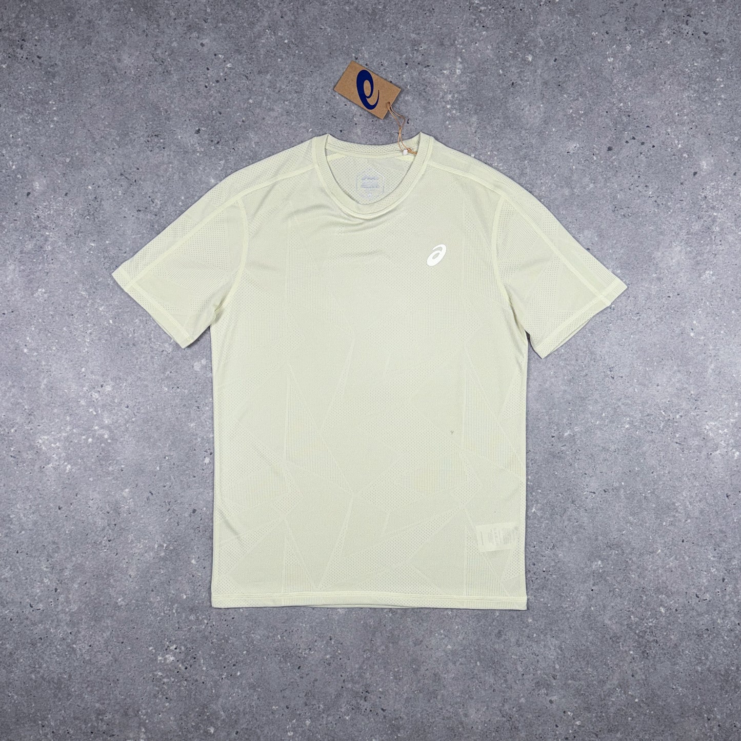 ASICS JACQUARD T-SHIRT OYSTER WHITE