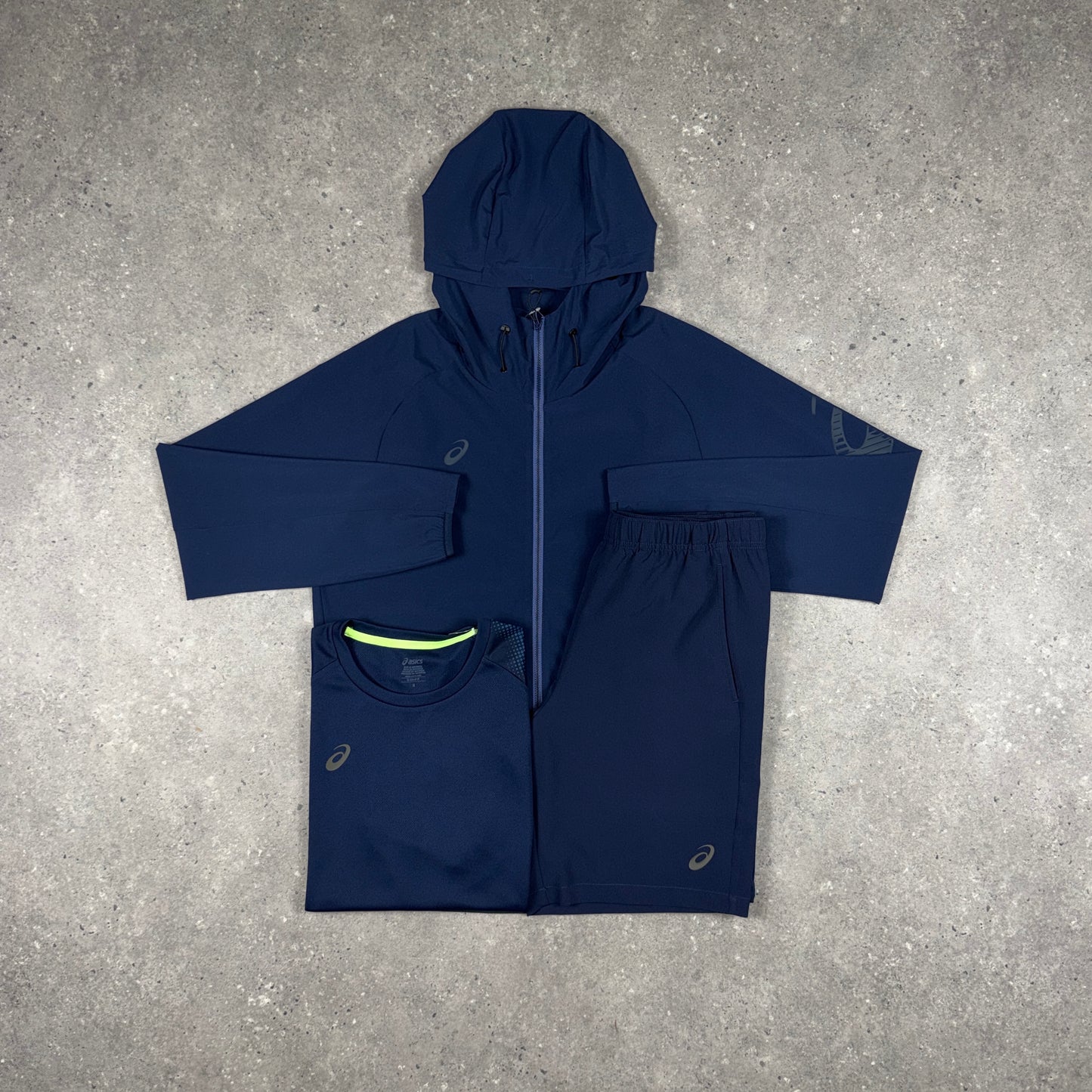 ASICS WATERPROOF WINDRUNNER BUNDLE MIDNIGHT NAVY
