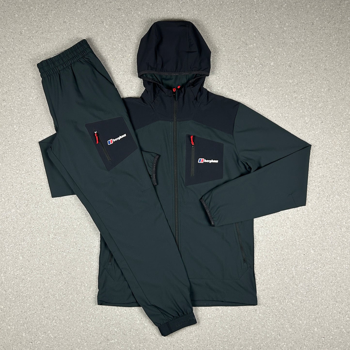 BERGHAUS INTERVALE WOVEN TRACKSUIT BLACK