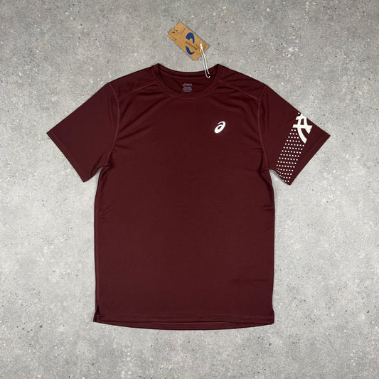 ASICS ICON T-SHIRT MAROON