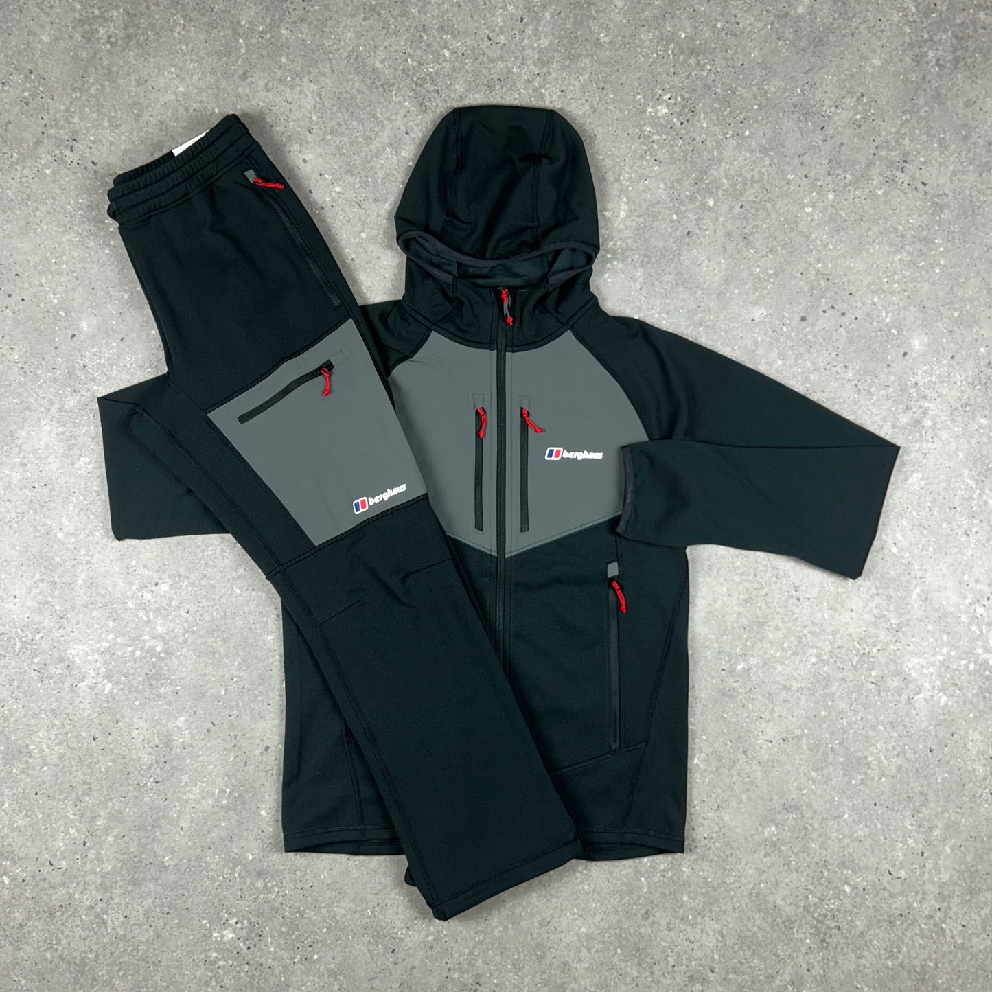 BERGHAUS PAVEY TRACKSUIT BLACK/GREY