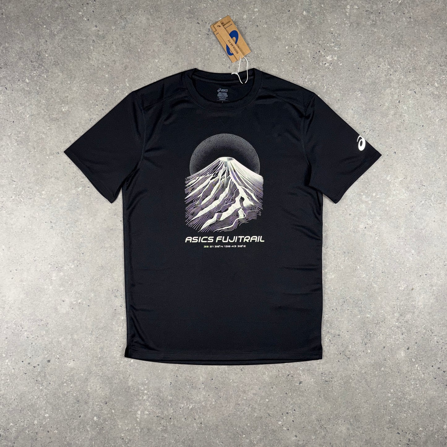 ASICS FUJITRAIL LOGO T-SHIRT BLACK