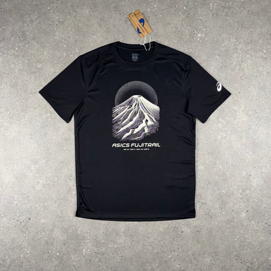 ASICS FUJITRAIL LOGO T-SHIRT BLACK