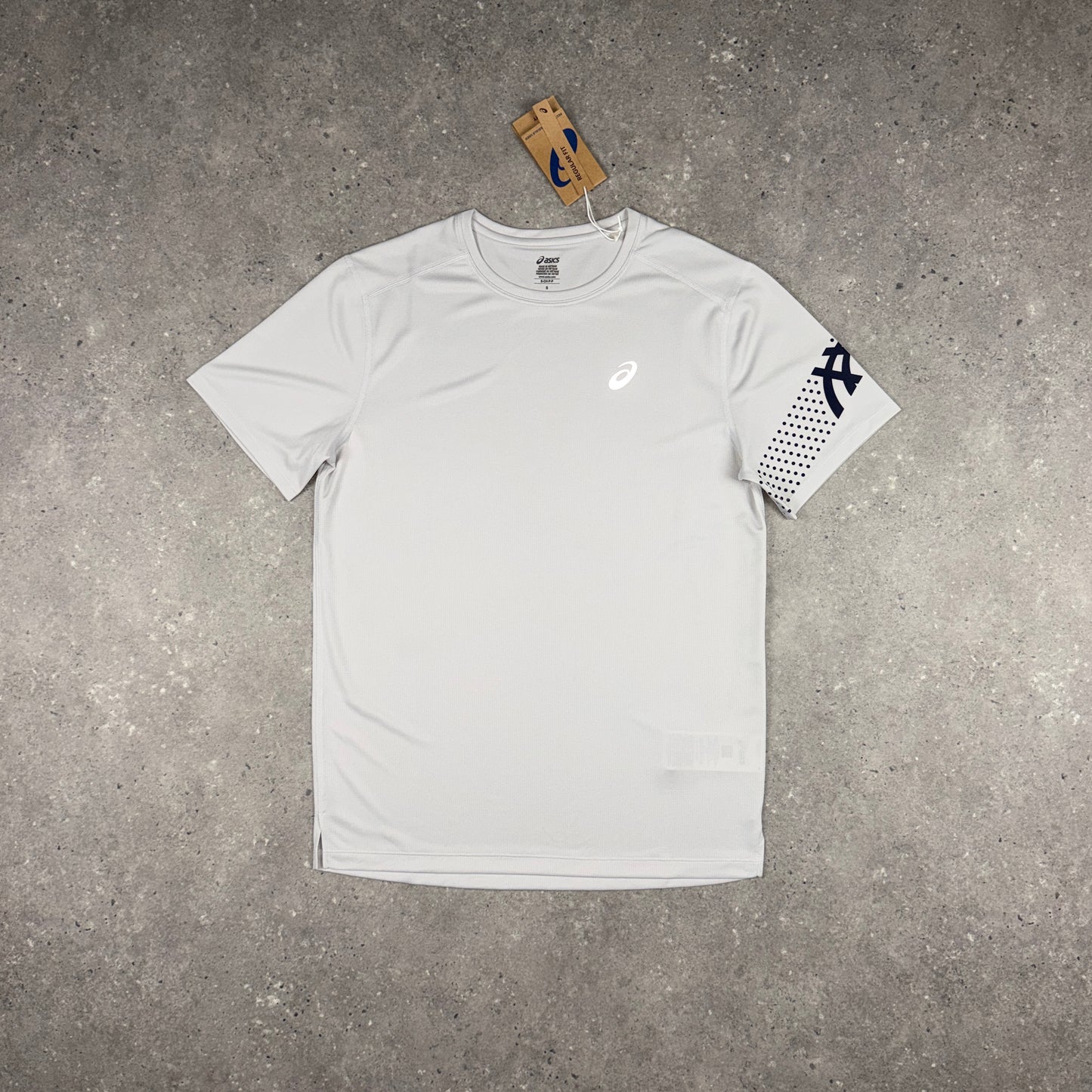 ASICS ICON T-SHIRT CREAM/MIDNIGHT