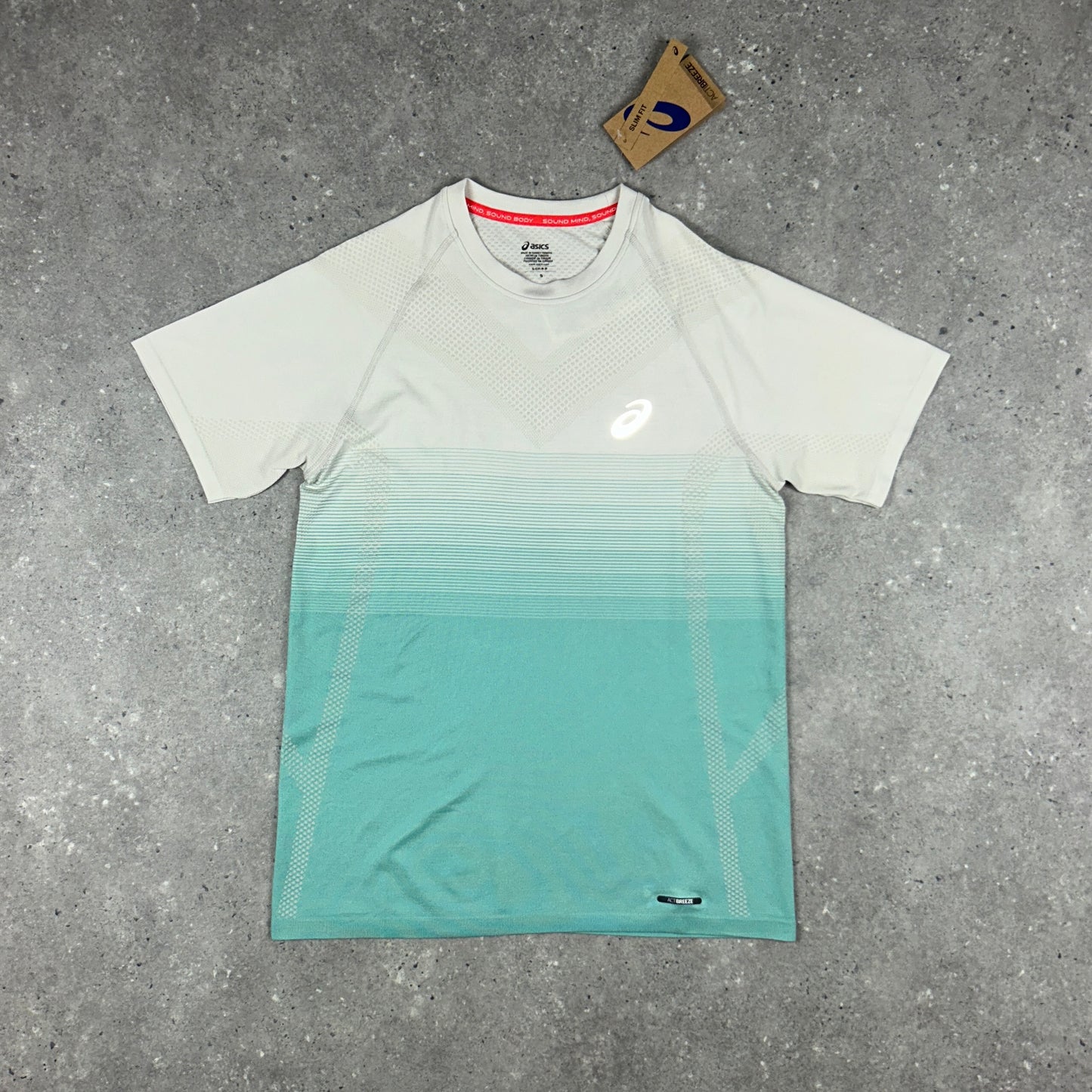 ASICS SEAMLESS T-SHIRT WHITE/LIGHT GREEN