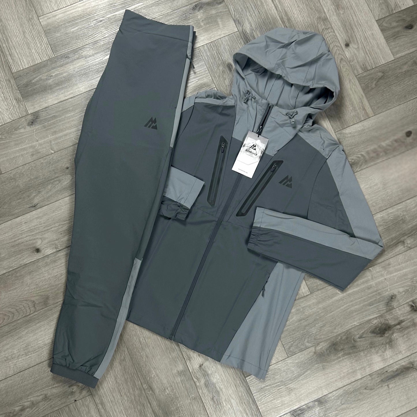 MONTIREX TORRENT TRACKSUIT PLATINUM GREY/CEMENT GREY