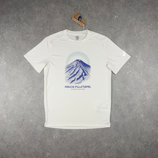 ASICS FUJITRAIL T-SHIRT WHITE/PURPLE