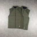 ASICS PUFFER GILET BUNDLE MANTLE GREEN