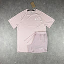 NIKE STRIDE T-SHIRT SHORTS SET SILT RED