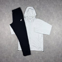 ASICS CORE JACKET PANTS SET ICE WHITE/BLACK