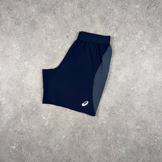 ASICS ROAD SHORTS MIDNIGHT NAVY