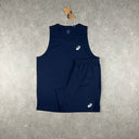 ASICS CORE VEST SHORTS SET MIDNIGHT NAVY