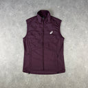 ASICS ROAD GILET BURGUNDY