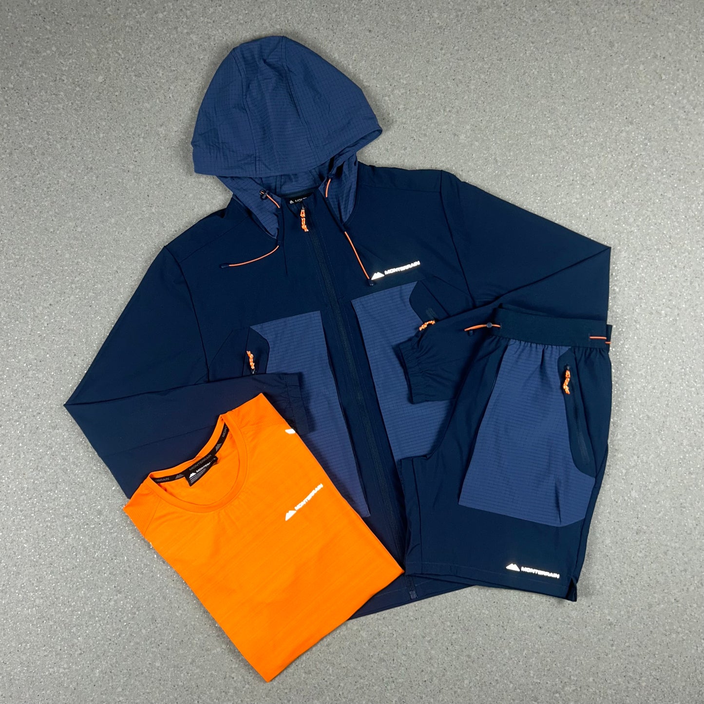 MONTERRAIN DISTRICT SHORTS SET NAVY