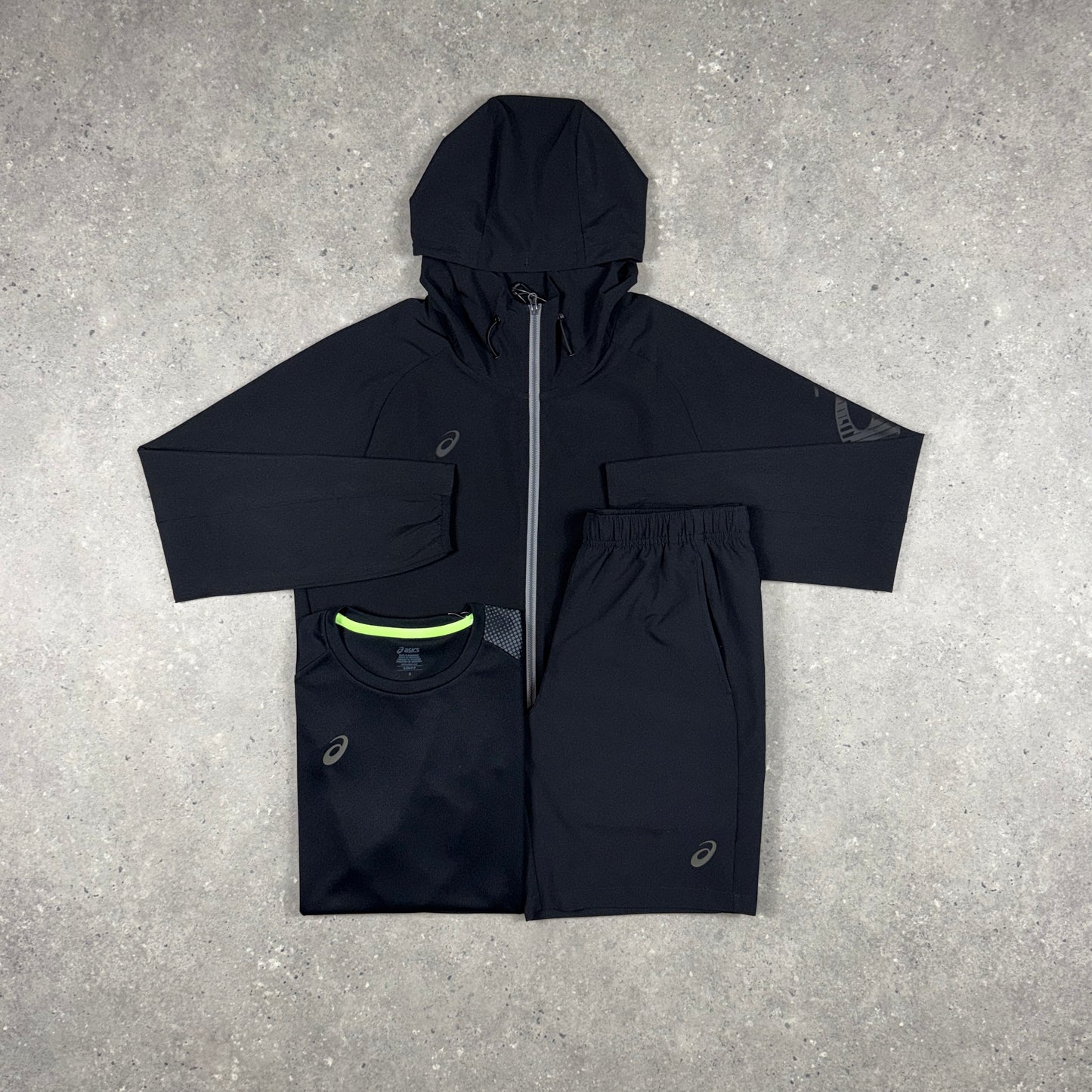 ASICS WATERPROOF WINDRUNNER BUNDLE BLACK