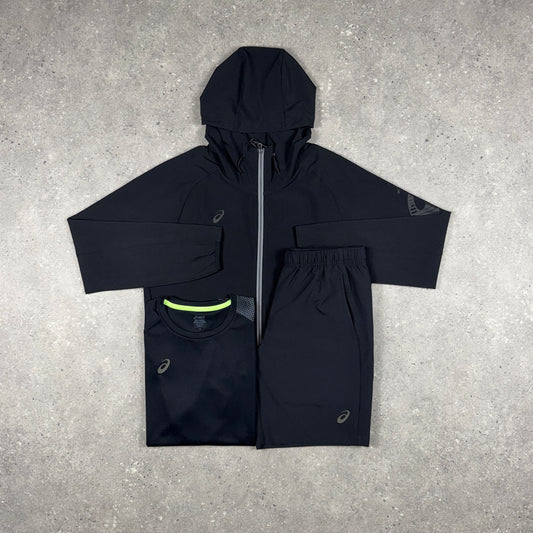 ASICS WATERPROOF WINDRUNNER BUNDLE BLACK