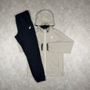 ASICS WOVEN JACKET PANTS SET BIRCH/BLACK