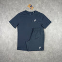 ASICS CORE T-SHIRT SHORTS SET GRAPHITE GREY