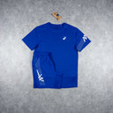 ASICS ICON T-SHIRT SHORTS SET COBALT BLUE