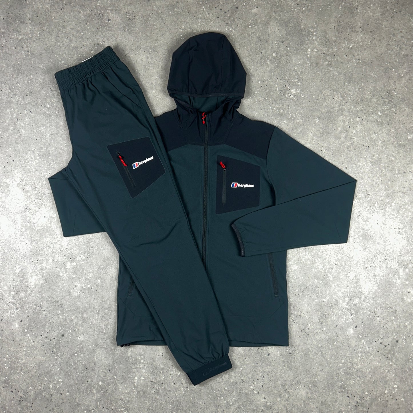 BERGHAUS INTERVALE WOVEN TRACKSUIT BLACK