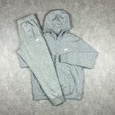 NIKE CLUB FLEECE SET GREY