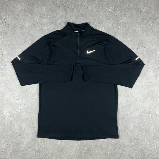 NIKE ELEMENT 1/4 ZIP BLACK