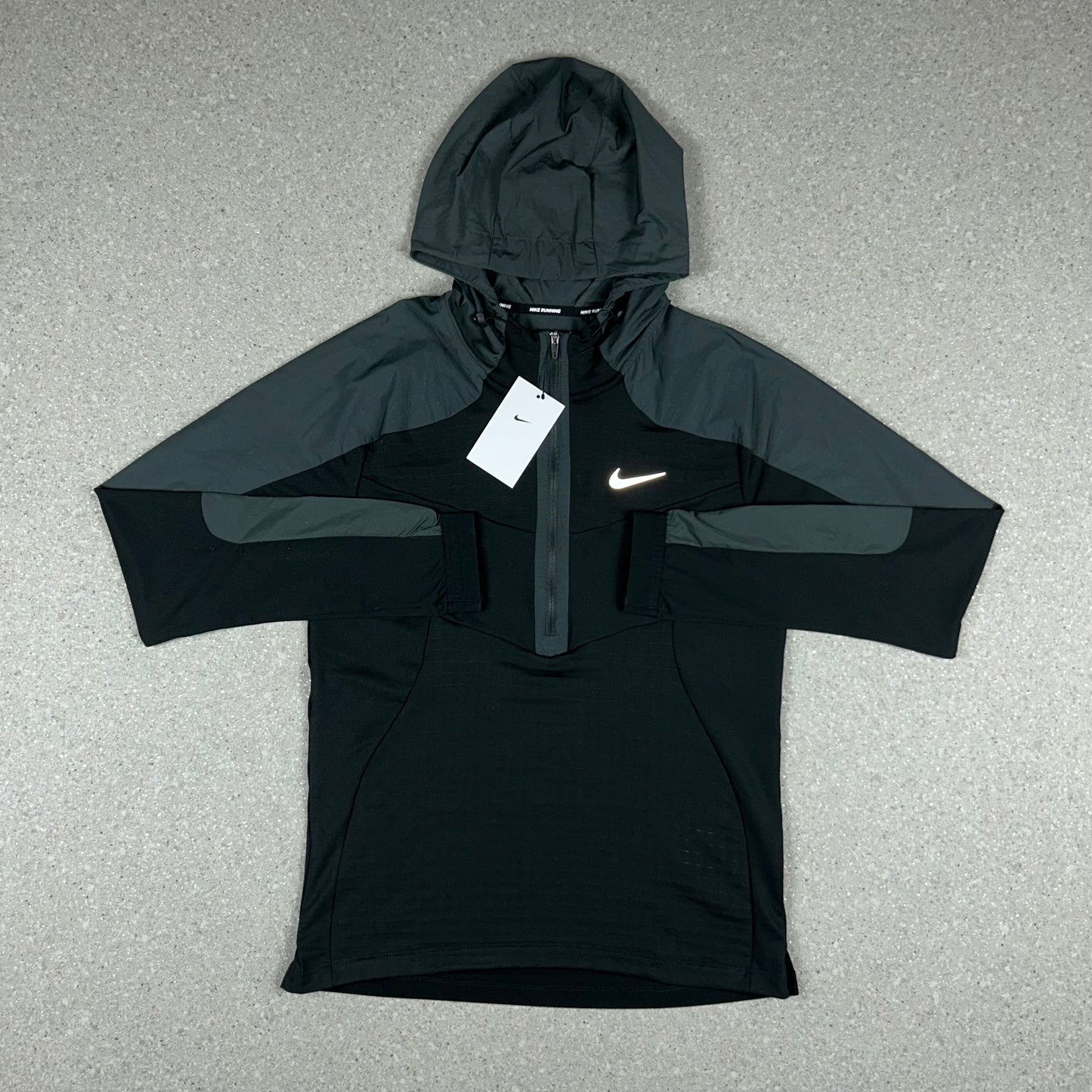 NIKE THERMAL ZIP BLACK & NIKE PHENOM BOTTOMS SET