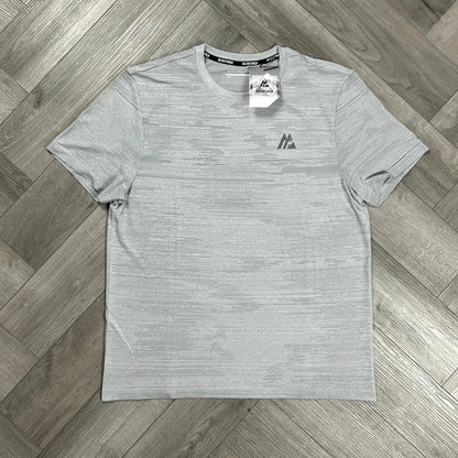 MONTIREX GLITCH SEAMLESS T-SHIRT WHITE/PLATINUM GREY