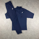 ASICS CORE 1/4 ZIP PANTS SET MIDNIGHT NAVY