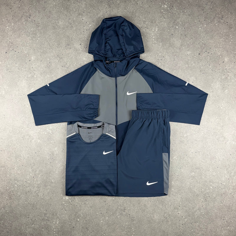 NIKE REPEL WINDRUNNER BUNDLE NAVY / GREY