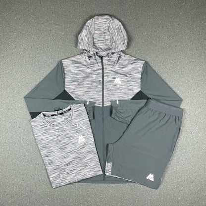 MONTIREX TRAIL JACKET TRI SET GREY/LIGHT PINK