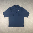 NIKE ELEMENT 1/4 ZIP THUNDER BLUE